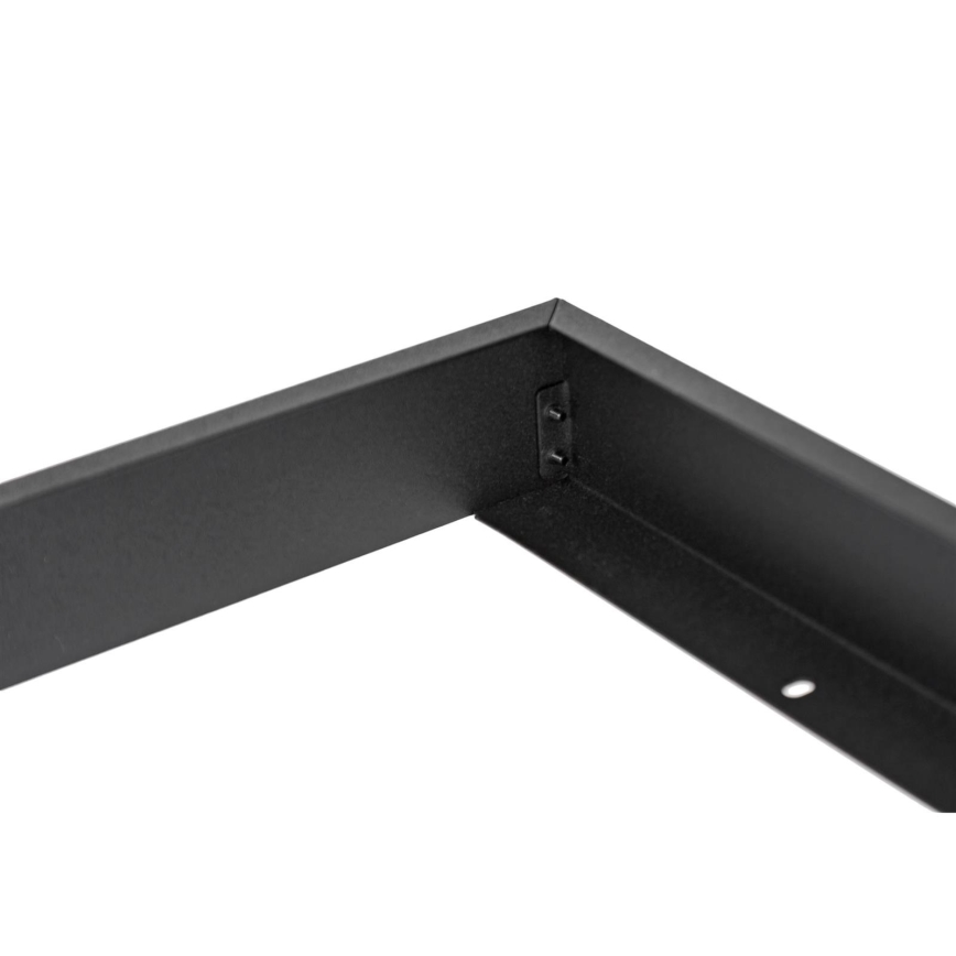 Telaio in metallo per l'installazione di pannelli LED 600x600 mm nero