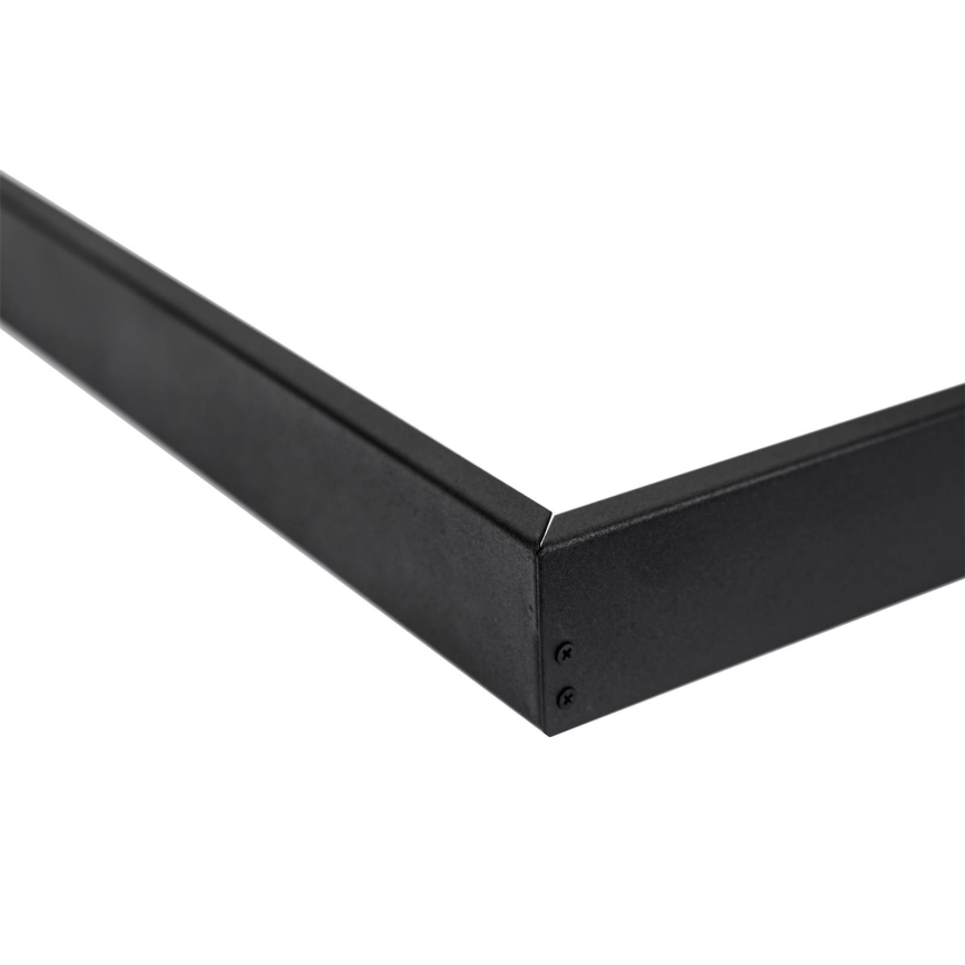 Telaio in metallo per l'installazione di pannelli LED 600x600 mm nero