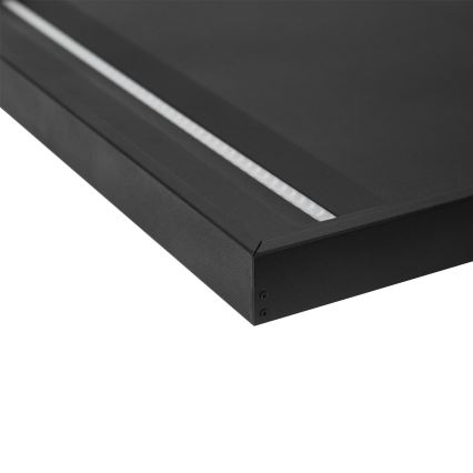 Telaio in metallo per l'installazione di pannelli LED 600x600 mm nero