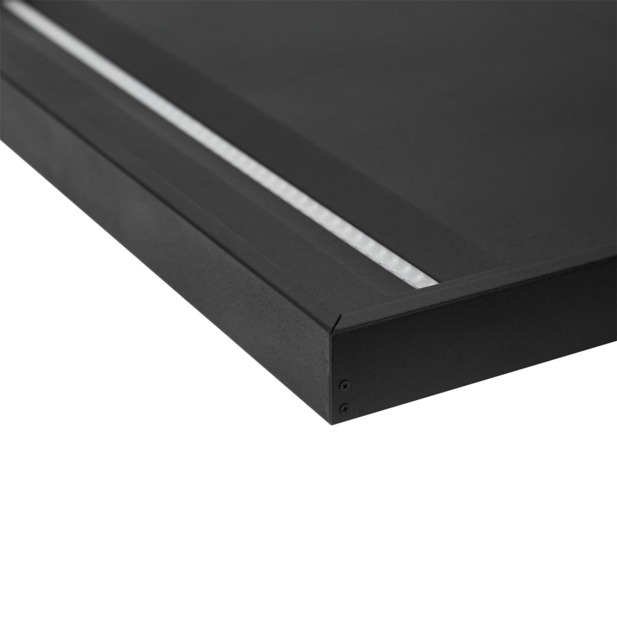 Telaio in metallo per l'installazione di pannelli LED 600x600 mm nero