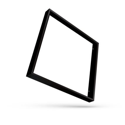 Telaio in metallo per l'installazione di pannelli LED 600x600 mm nero