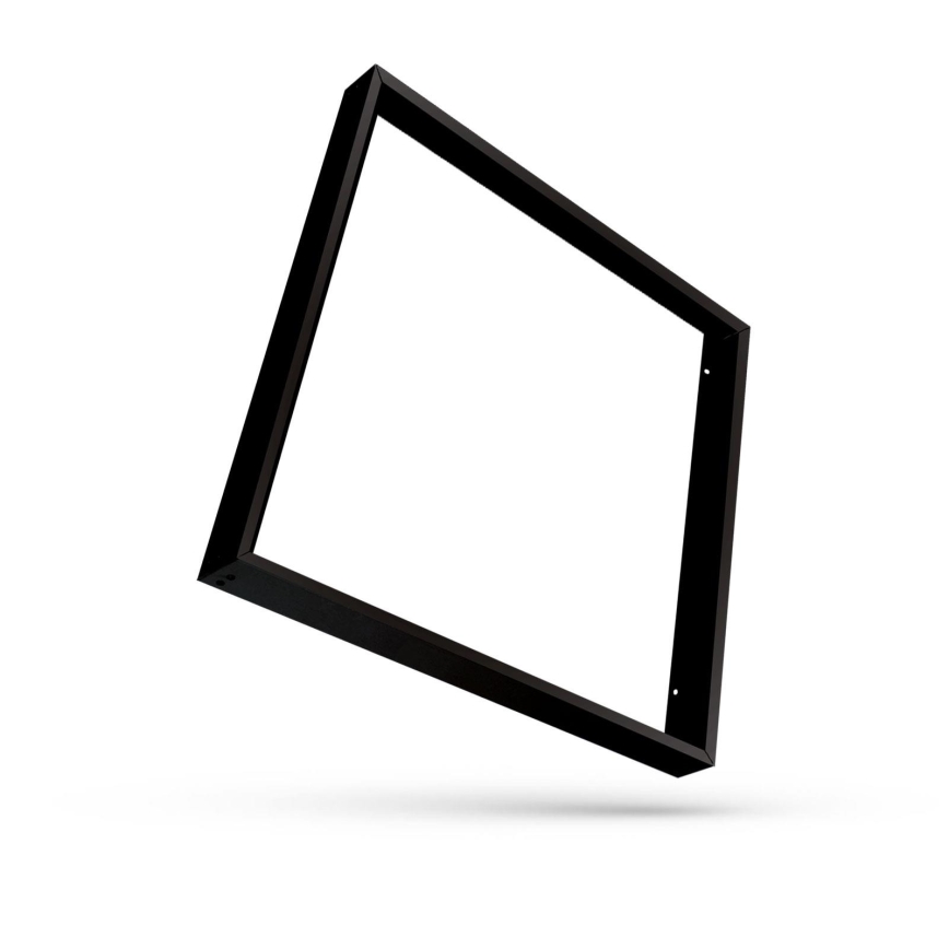 Telaio in metallo per l'installazione di pannelli LED 600x600 mm nero