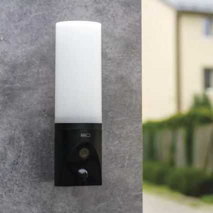 Telecamera esterna intelligente LED con luce GoSmart LED/12W/230V 3200K IP65 Wi-Fi Tuya nera