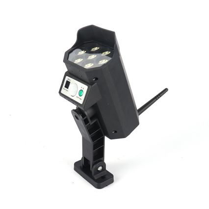 Finta telecamera di sicurezza a LED con sensore e pannello solare LED/5W/5,5V 800 mAh IP65 + telecomando