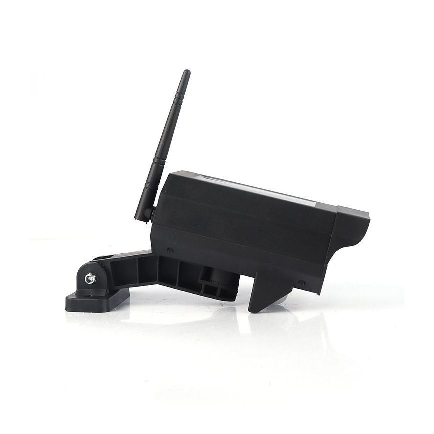 Finta telecamera di sicurezza a LED con sensore e pannello solare LED/5W/5,5V 800 mAh IP65 + telecomando