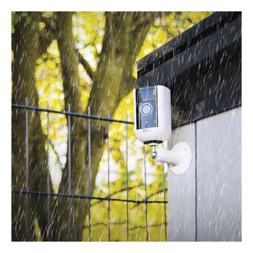 Telecamera intelligente per esterni con sensore di movimento GoSmart 5V IP65 Wi-Fi Tuya