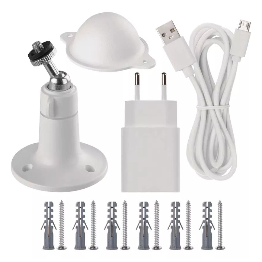 Telecamera intelligente per esterni con sensore di movimento GoSmart 5V IP65 Wi-Fi Tuya