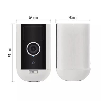 Telecamera intelligente per esterni con sensore di movimento GoSmart 5V IP65 Wi-Fi Tuya
