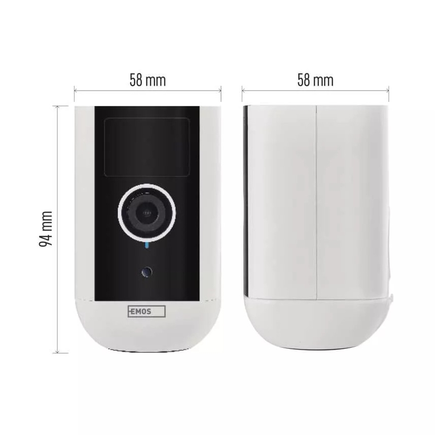 Telecamera intelligente per esterni con sensore di movimento GoSmart 5V IP65 Wi-Fi Tuya