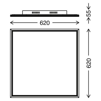 Telefunken 3010-06TF - Pannello LED dimmerabile LED/36W/230V 3000-6000K + telecomando