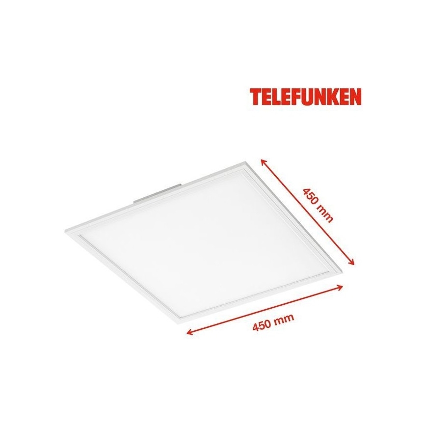 Telefunken 308806TF - Pannello a plafone LED con sensore LED/25W/230V 4000K