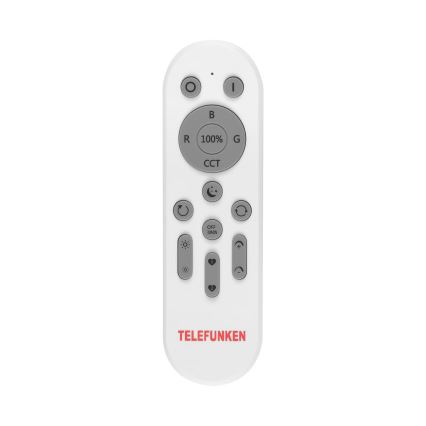 Telefunken 309602TF - Plafoniera dimmerabile RGBW LED/18W/230V 2700-6500K Wi-Fi Tuya