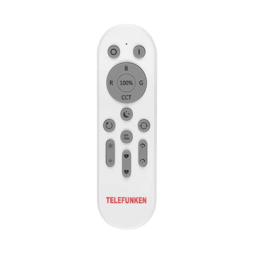 Telefunken 309602TF - Plafoniera dimmerabile RGBW LED/18W/230V 2700-6500K Wi-Fi Tuya