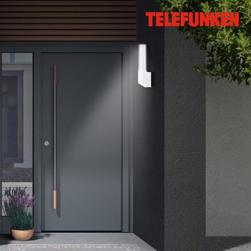 Telefunken 311306TF - Applique murale extérieure LED/8W/230V 4000K IP44 blanche