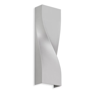Telefunken 312704TF - Applique a LED da esterno 2xLED/5,5W/230V IP44 argento