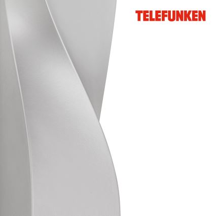 Telefunken 312704TF - LED-Wandleuchte für den Außenbereich 2xLED/5,5W/230V IP44 silbern