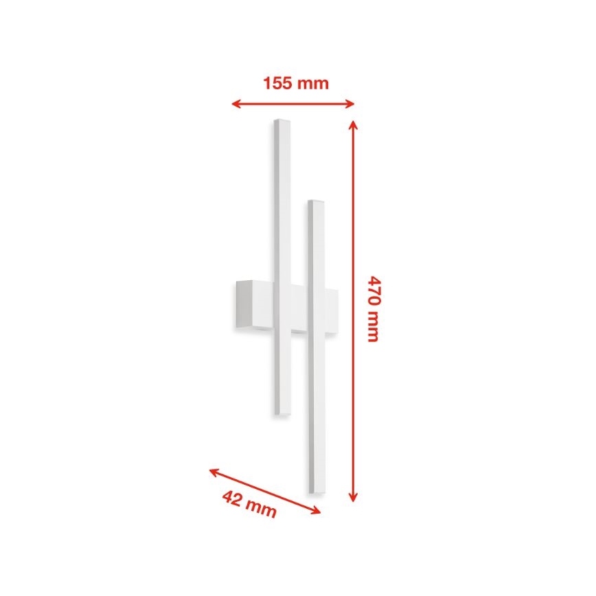 Telefunken 313206TF - LED-Wandleuchte für den Außenbereich 2xLED/8W/230V IP44