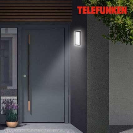 Telefunken 313605TF - Applique a LED da esterno LED/16W/230V IP44 nero