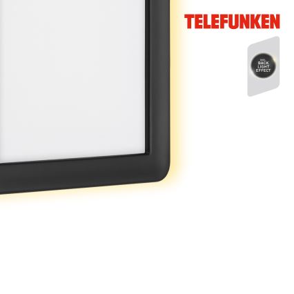 Telefunken 313605TF - Applique a LED da esterno LED/16W/230V IP44 nero