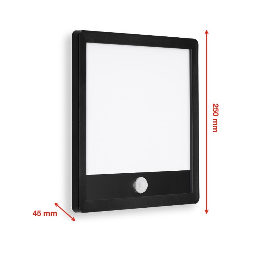 Telefunken 313805TF - Applique murale extérieure avec détecteur LED/15W/230V IP44