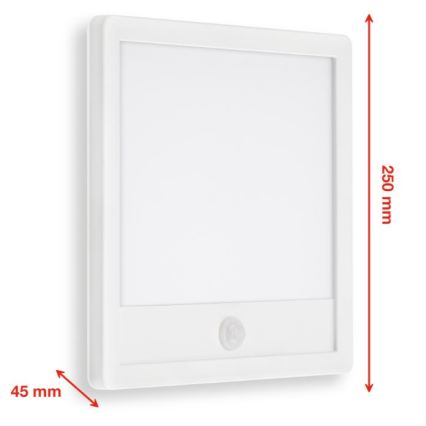 Telefunken 313806TF - Lampada da parete LED da esterno con sensore LED/15W/230V IP44