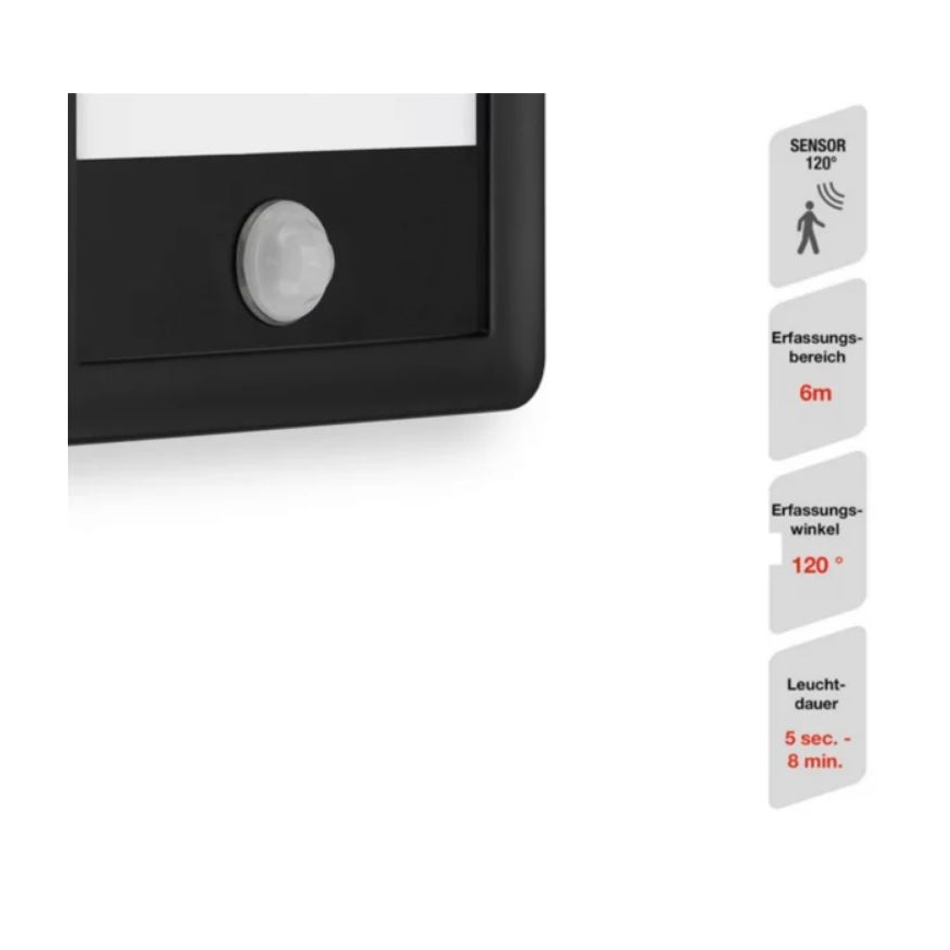 Telefunken 313905TF - Applique LED da esterno con sensore LED/16W/230V IP44