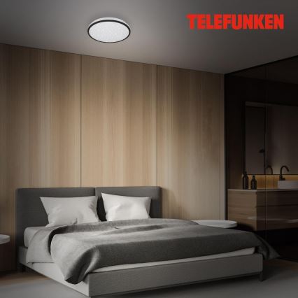 Telefunken 318305TF - Plafonnier salle de bain avec détecteur LED/16W/230V IP44 d. 28 cm