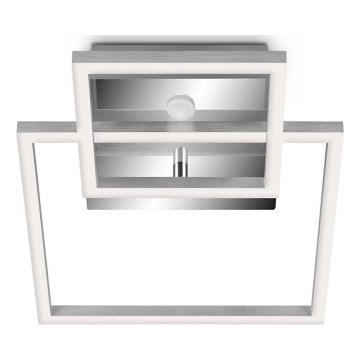 Telefunken 318608TF - Plafoniera LED con sensore FRAME LED/17W/230V 3000K cromo opaco
