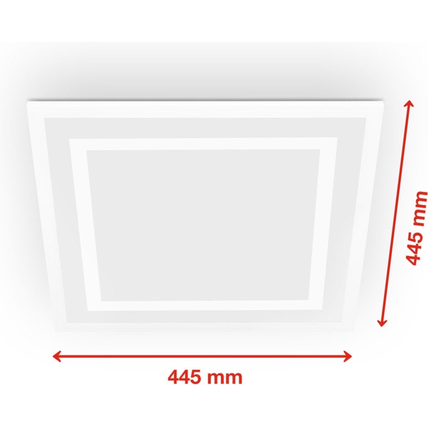 Telefunken 318806TF - Plafoniera dimmerabile RGBW LED/24W/230V 3000-6500K + telecomando