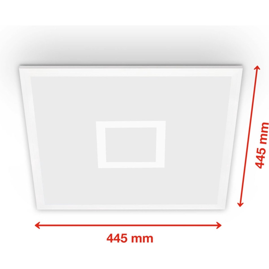 Telefunken 319106TF - Plafoniera dimmerabile RGBW LED/24W/230V 2700-6500K bianco + telecomando