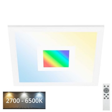 Telefunken 319106TF - Plafoniera dimmerabile RGBW LED/24W/230V 2700-6500K bianco + telecomando