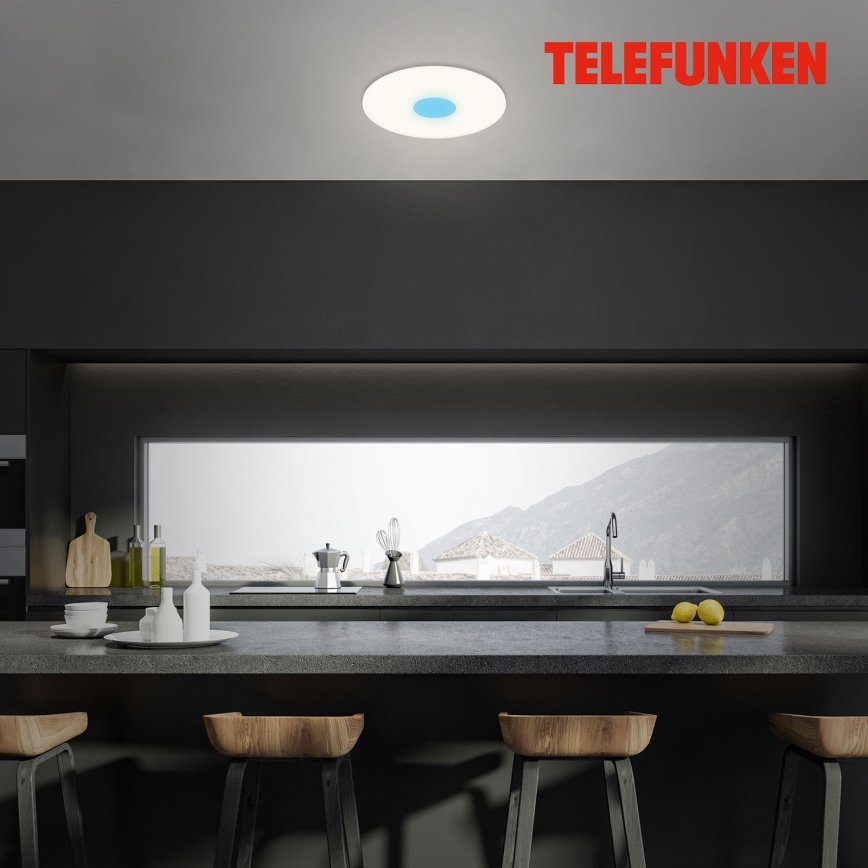 Telefunken 319306TF - LED RGBW Lampada dimmerabile LED/22W/230V 2700-6500K + telecomando
