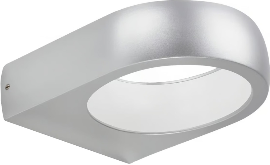 Telefunken 320204TF - Applique murale d'extérieur LED, 6,5 W, 230 V, IP44, chrome mat