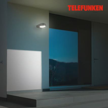 Telefunken 320205TF - Applique da esterno LED/7,5W/230V IP44 nera