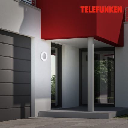 Telefunken 320904TF - Applique a LED da esterno LED/24W/230V IP44 bianco