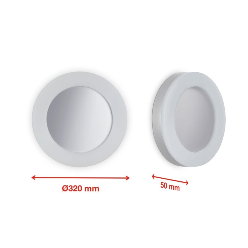Telefunken 320904TF - Applique a LED da esterno LED/24W/230V IP44 bianco