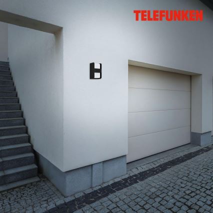 Telefunken 321005TF - Applique da esterno 1xE27/12W/230V IP44 nero