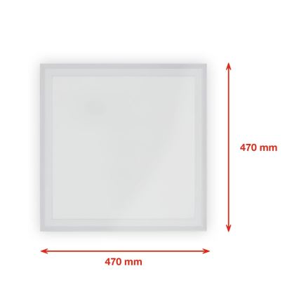 Telefunken 321206TF - Plafonnier RGBW à intensité variable LED/18W/230V 3000-6500K + télécommande