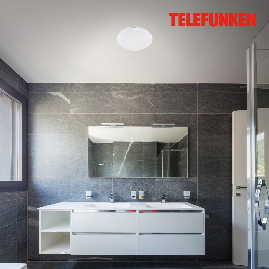Telefunken 602006TF - LED-Deckenleuchte für Badezimmer mit Sensor LED/15W/230V IP44 4000K