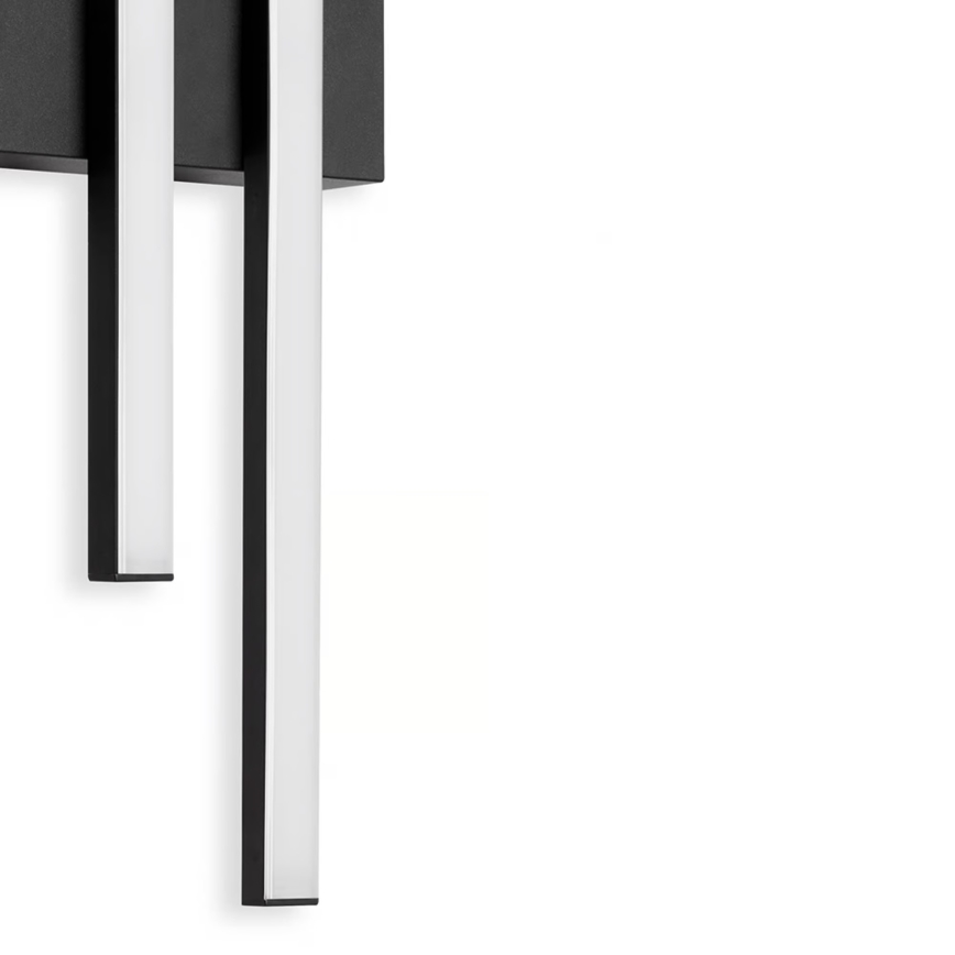 Telefunken - Applique da esterno a LED 2xLED/4W/230V IP44 nero