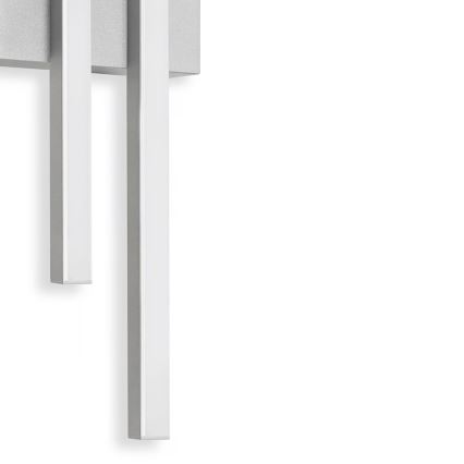 Telefunken - LED-Außen-Wandleuchte 2xLED/4W/230V 4000K IP44 silber