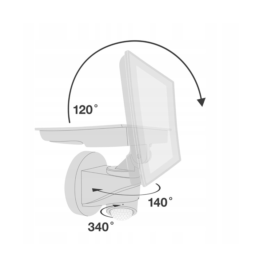 Telefunken - Projecteur LED 20W/230V avec capteur