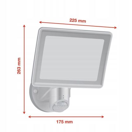 Telefunken - Projecteur LED 20W/230V avec capteur