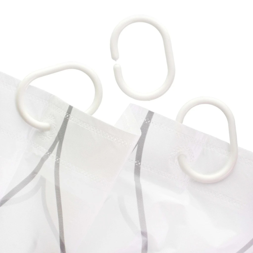 Tenda doccia TORO PREMIUM 178x199 cm foglie