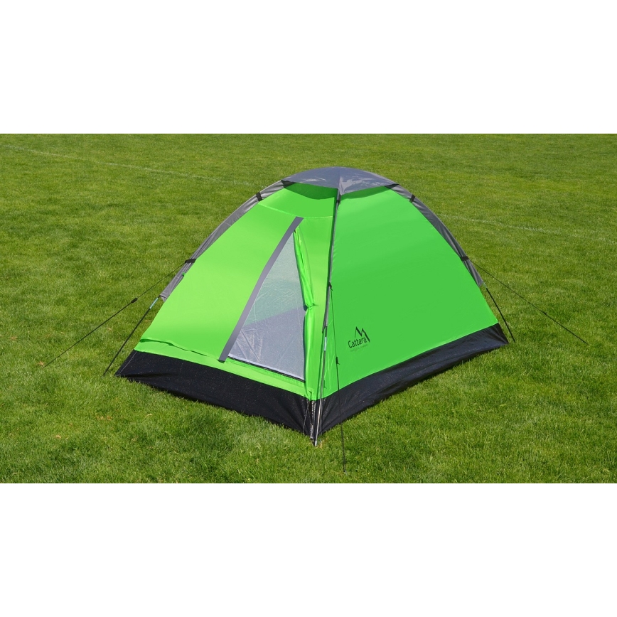 Tenda per 2 persone PU 1500 mm verde