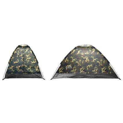 Tenda per 2 persone PU 2000 mm camouflage