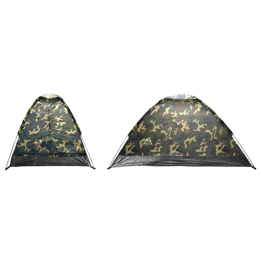 Tenda per 2 persone PU 2000 mm camouflage