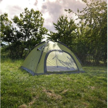 Tenda pop-up per 3-4 persone PU 3000 mm verde