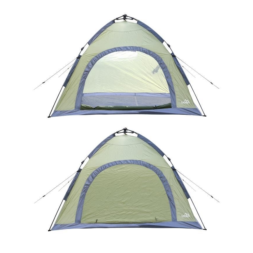 Tenda pop-up per 3-4 persone PU 3000 mm verde
