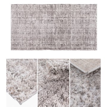 Teppich BILBAO SHAGGY 80x150 cm grau/anthrazit